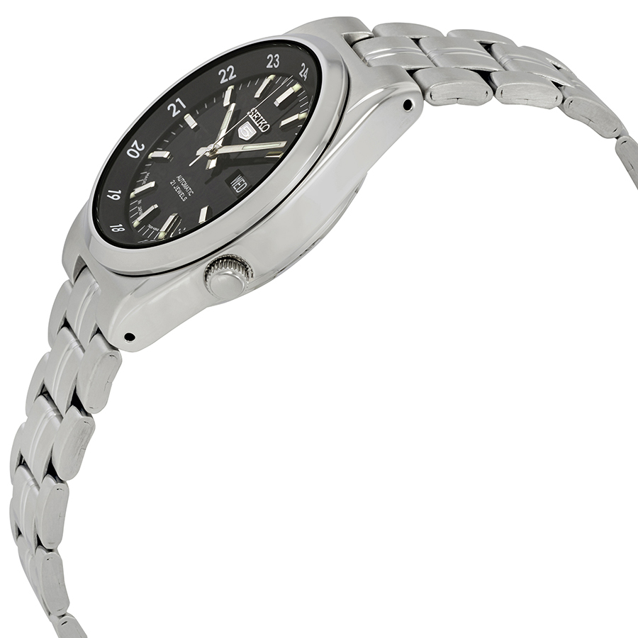seiko series 5 automatic date day black dial men's watch snk567j1 seiko series 5 automatic date day black dial men's watch snk567j1