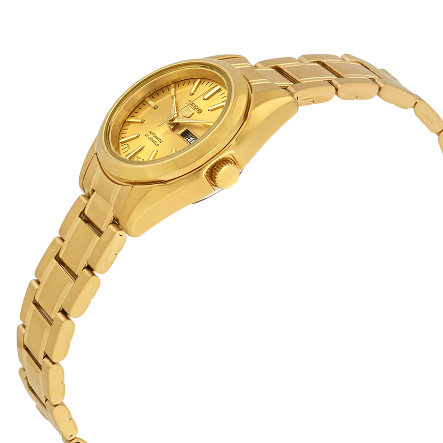 seiko series 5 automatic gold dial ladies watch symk20 seiko series 5 automatic gold dial ladies watch symk20