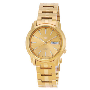 Витрина seiko series 5 automatic gold dial men's watch snkl86k1