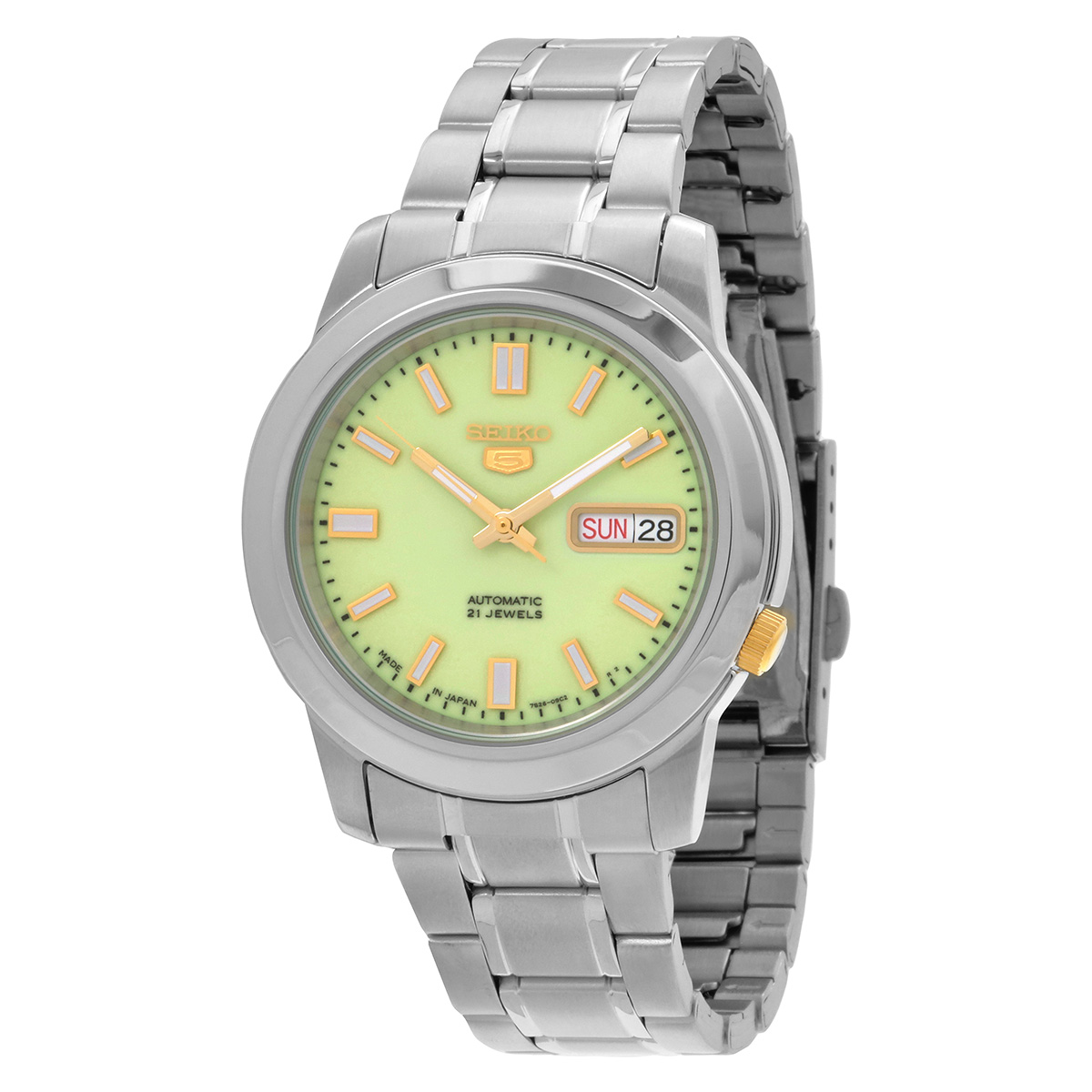 seiko series 5 automatic green dial men's watch snkk19j1 seiko series 5 automatic green dial men's watch snkk19j1