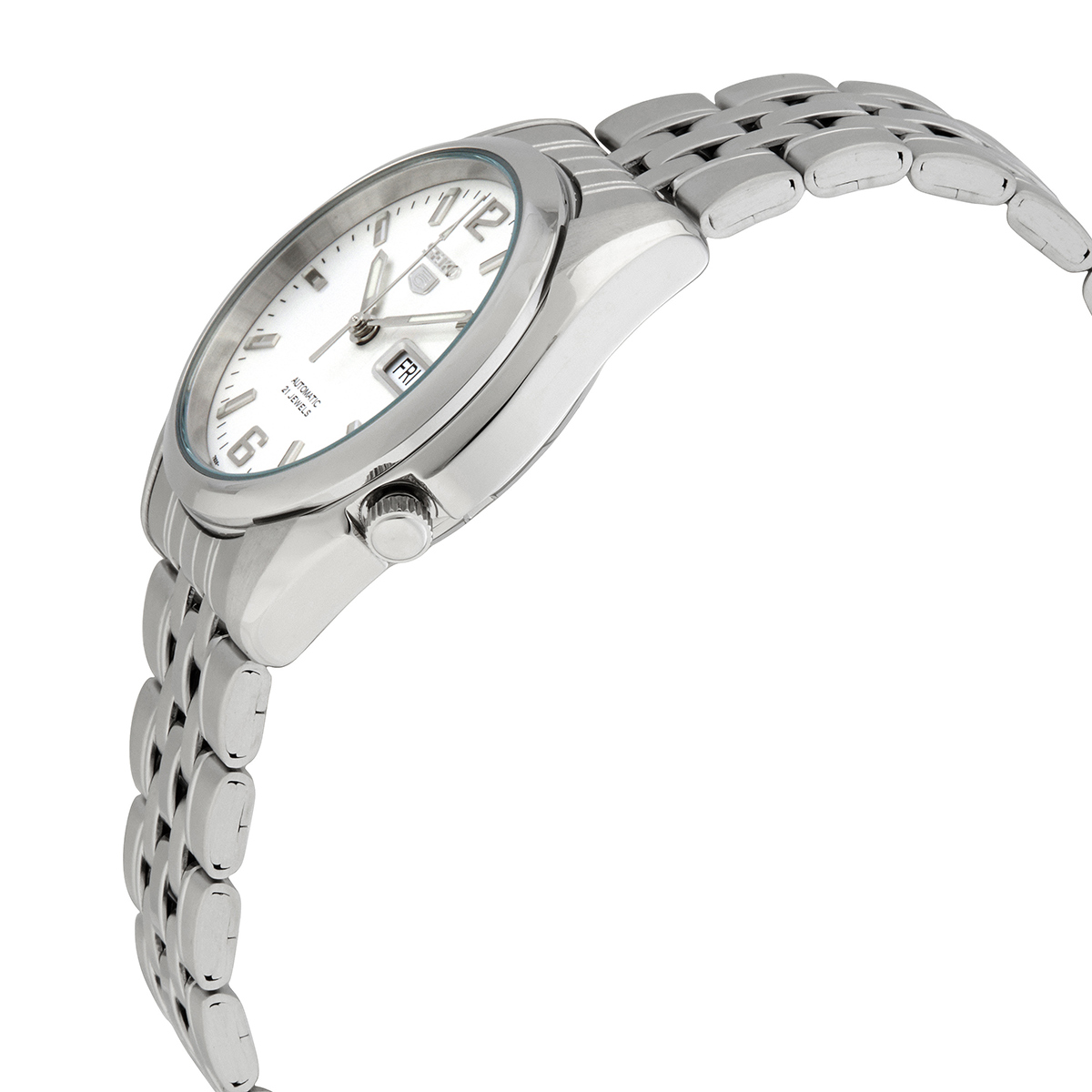 seiko series 5 automatic white dial men's watch snk385k1 seiko series 5 automatic white dial men's watch snk385k1