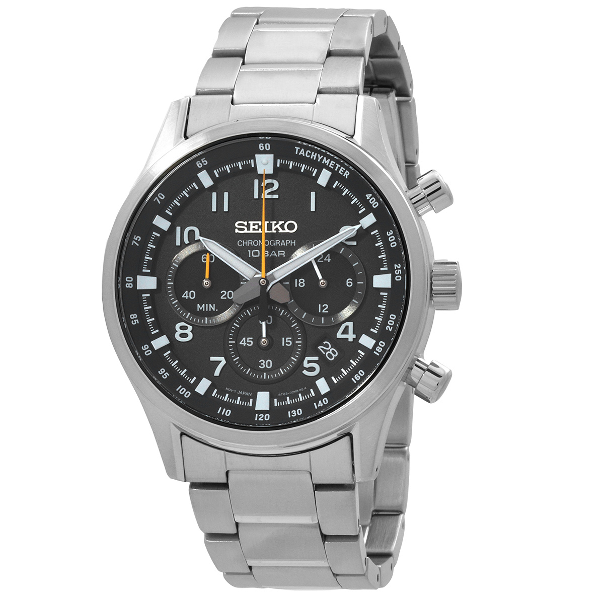 seiko sport chronograph quartz black dial men's watch ssb447p1 seiko sport chronograph quartz black dial men's watch ssb447p1