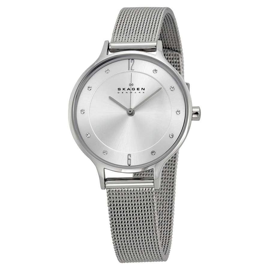 skagen anita silver dial stainless steel mesh ladies watch skw2149 skagen anita silver dial stainless steel mesh ladies watch skw2149