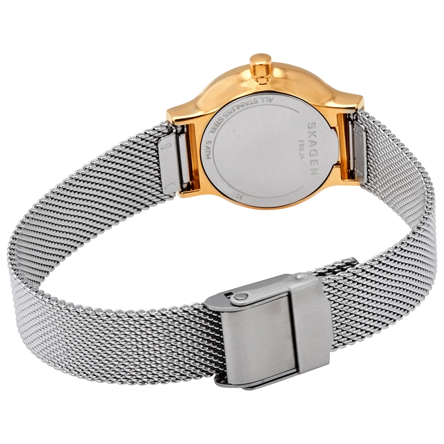 skagen freja white dial stainless steel mesh ladies watch skw2666 skagen freja white dial stainless steel mesh ladies watch skw2666