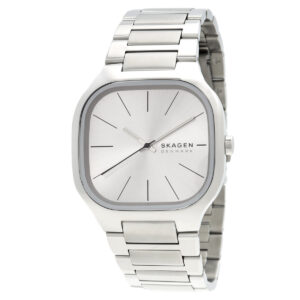 skagen mellem quartz silver dial men's watch skw6934
