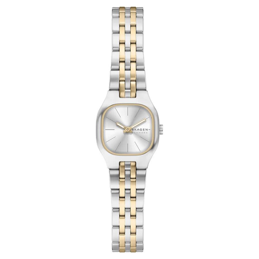 skagen mellem silver tone dial ladies watch skw3176 skagen mellem silver tone dial ladies watch skw3176