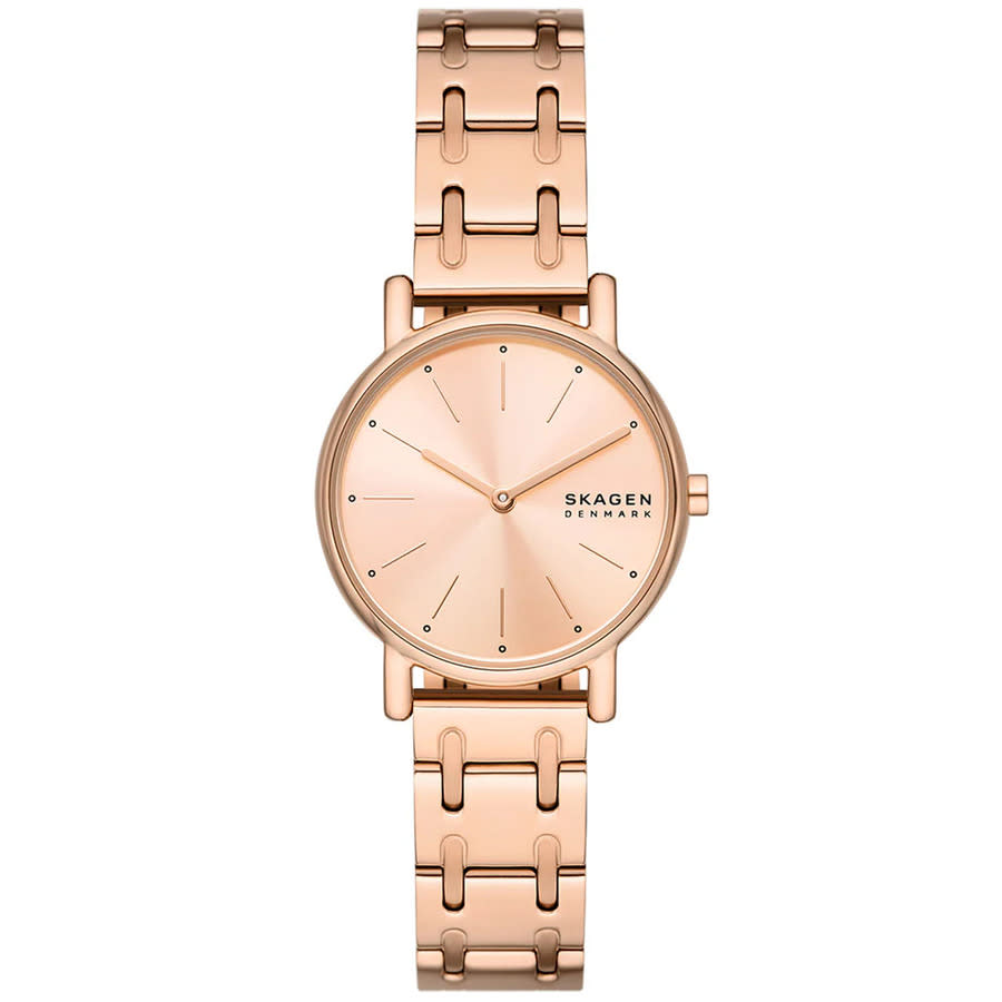 skagen signatur lille quartz rose gold dial ladies watch skw3125 skagen signatur lille quartz rose gold dial ladies watch skw3125