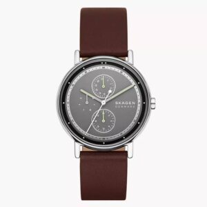 skagen signatur multifunction quartz grey dial men's watch skw6941