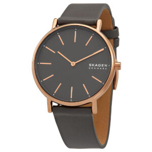 Home skagen signatur quartz charcoal dial ladies watch skw2794