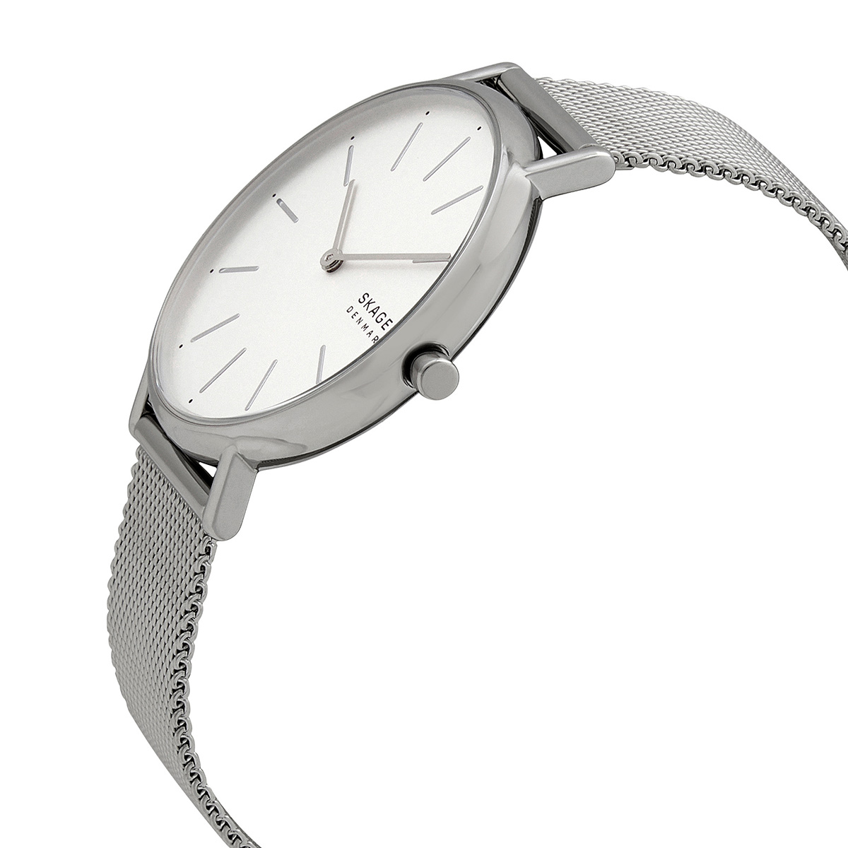skagen signatur quartz white dial stainless steel mesh ladies watch skw2785 skagen signatur quartz white dial stainless steel mesh ladies watch skw2785
