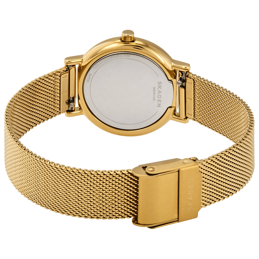 skagen signatur slim quartz silver dial ladies watch skagen signatur slim quartz silver dial ladies watch