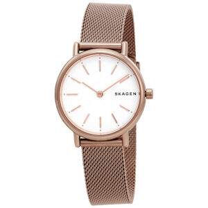 skagen signatur white dial ladies watch skw2694