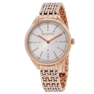Витрина swarovski attract quartz crystal silver dial ladies watch 5610484
