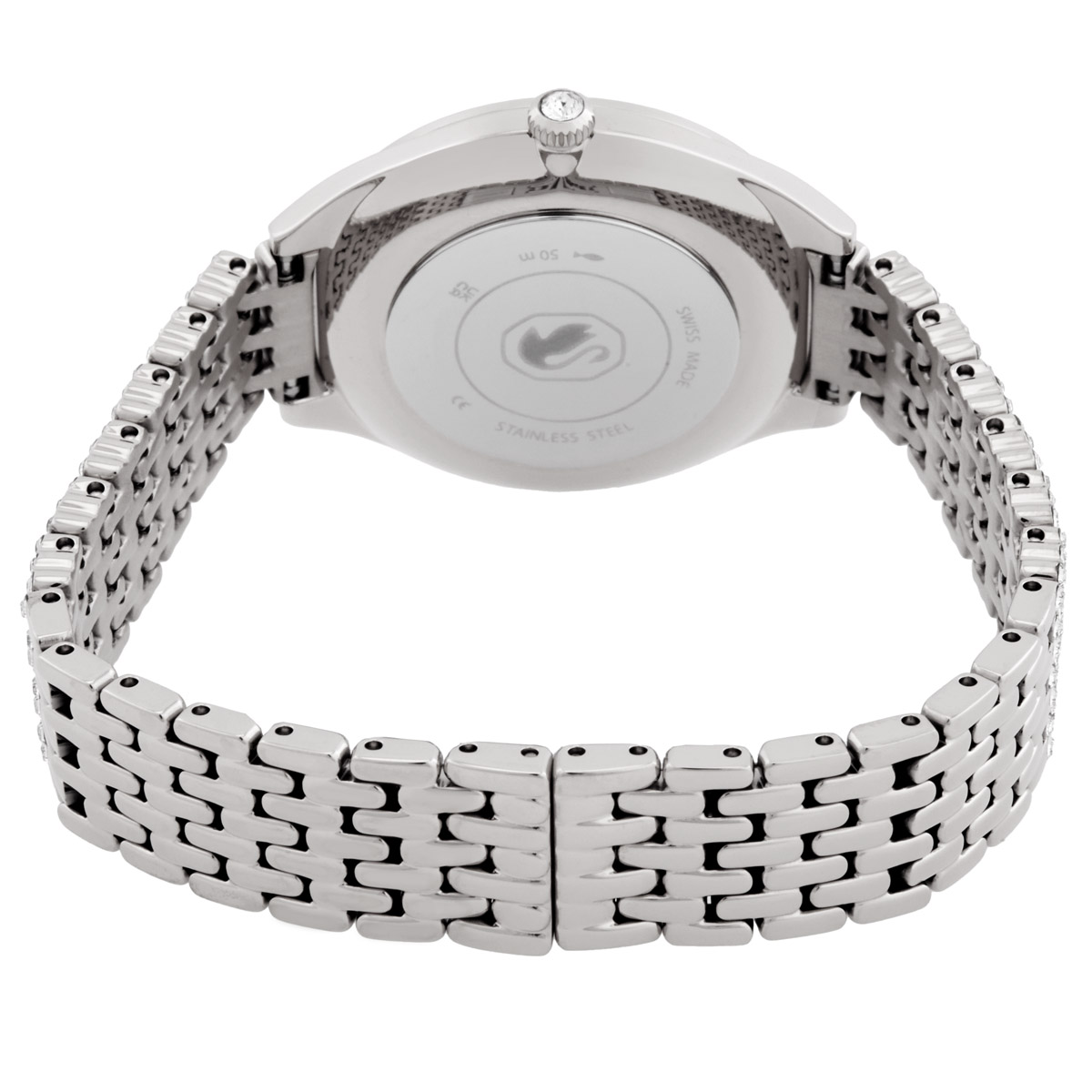 swarovski attract quartz crystal silver dial ladies watch 5742479 swarovski attract quartz crystal silver dial ladies watch 5742479