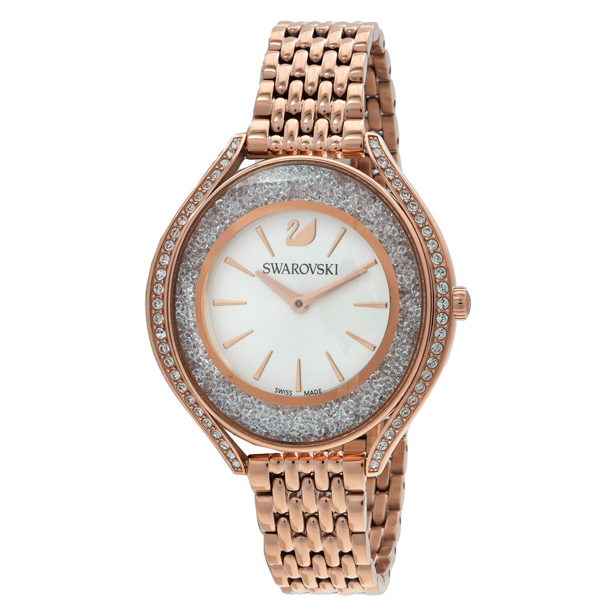 swarovski crystalline aura quartz white dial ladies watch 5519459 swarovski crystalline aura quartz white dial ladies watch 5519459
