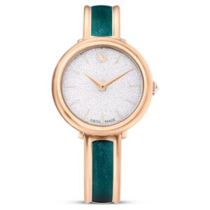Home swarovski crystalline bangle quartz ladies watch 5709816