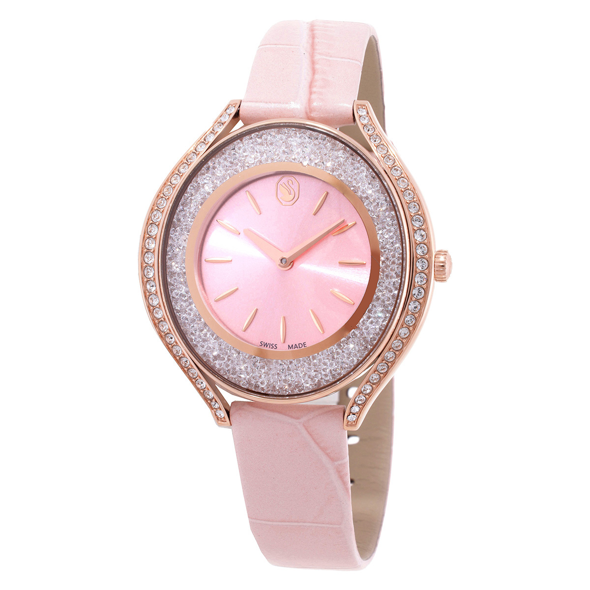 swarovski crystalline quartz pink dial ladies watch 5730150 swarovski crystalline quartz pink dial ladies watch 5730150