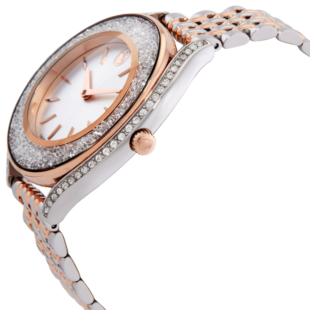 swarovski crystalline quartz white dial ladies watch 5730162 swarovski crystalline quartz white dial ladies watch 5730162