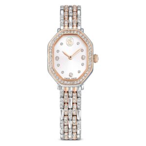swarovski dextera octagon quartz crystal ladies watch 5715521