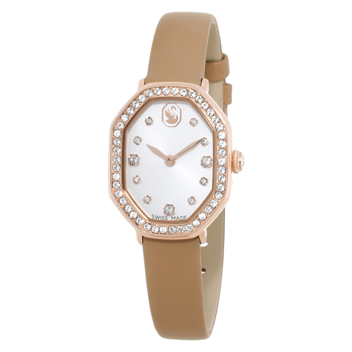 swarovski dextera quartz crystal silver dial ladies watch 5730184 swarovski dextera quartz crystal silver dial ladies watch 5730184