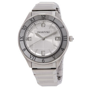 Home swarovski dextera quartz silver dial ladies watch 5634648