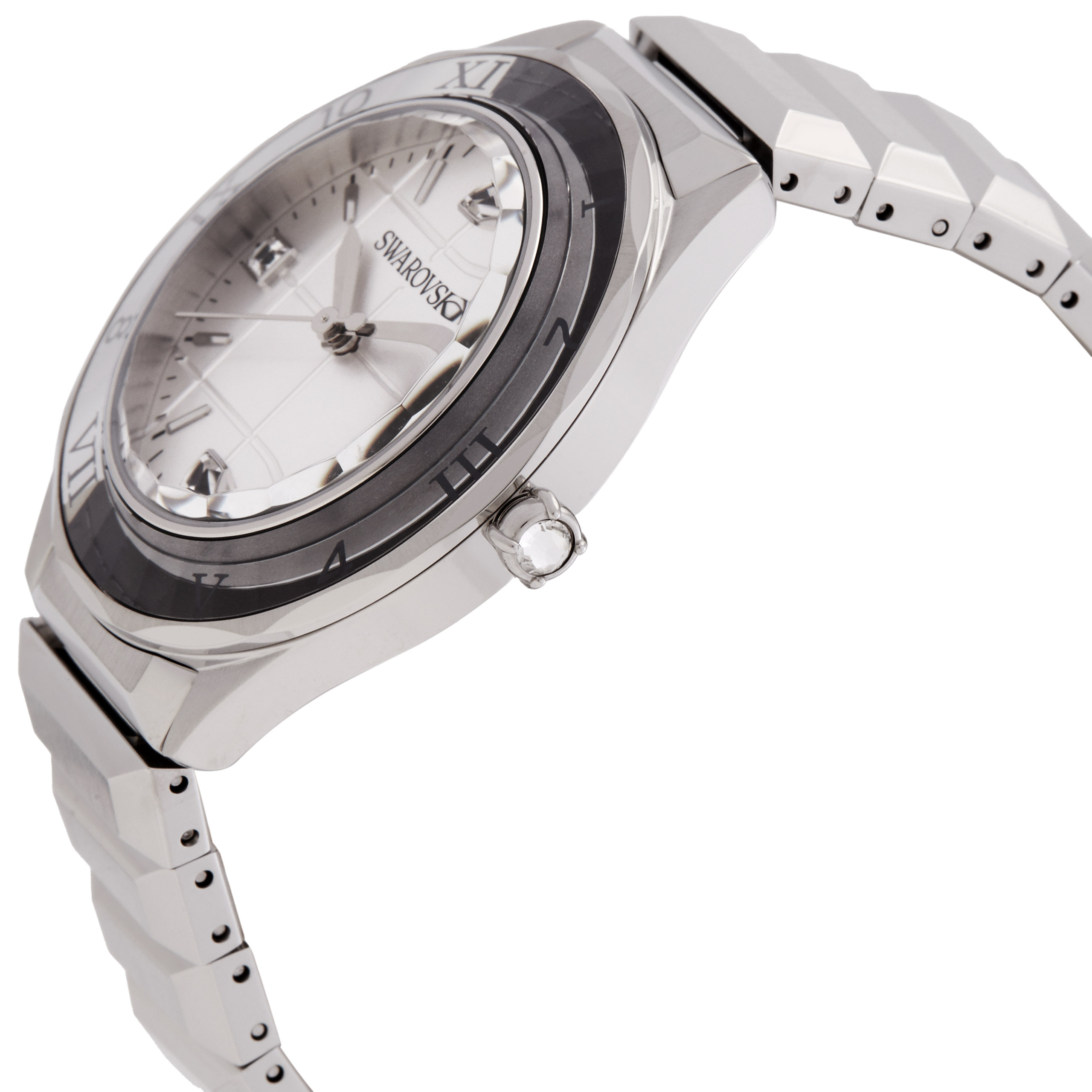 swarovski dextera quartz silver dial ladies watch 5634648 swarovski dextera quartz silver dial ladies watch 5634648