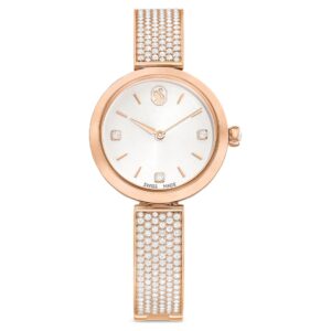 swarovski illumina quartz crystal white dial ladies watch 5671202