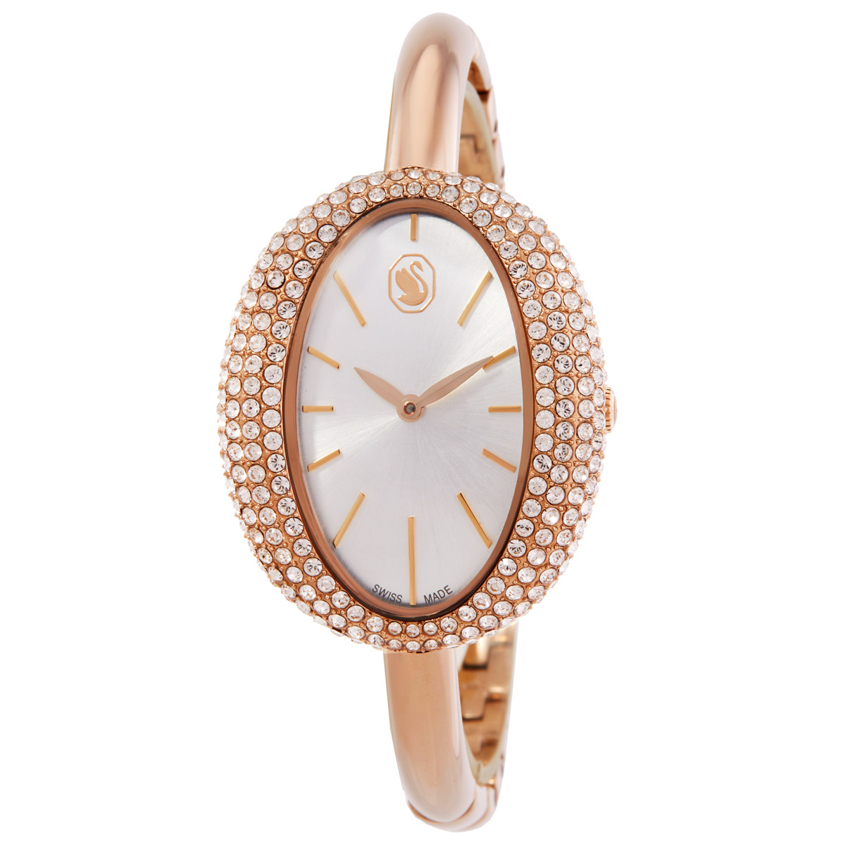 swarovski imber quartz crystal silver dial ladies watch 5716108 swarovski imber quartz crystal silver dial ladies watch 5716108