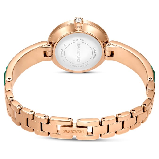 swarovski matrix bangle quartz crystal green dial ladies watch 5690808 swarovski matrix bangle quartz crystal green dial ladies watch 5690808