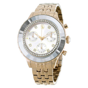 Home swarovski octea chronograph quartz crystal ladies watch 5730194