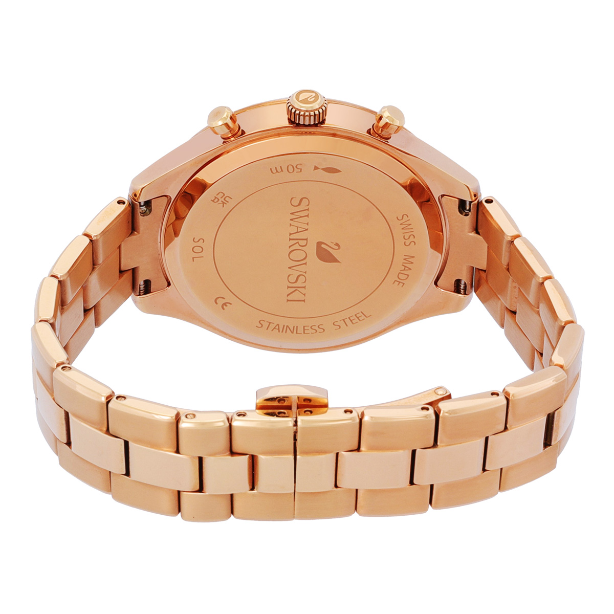 swarovski octea lux sport chronograph quartz crystal silver dial ladies watch 5612194 swarovski octea lux sport chronograph quartz crystal silver dial ladies watch 5612194