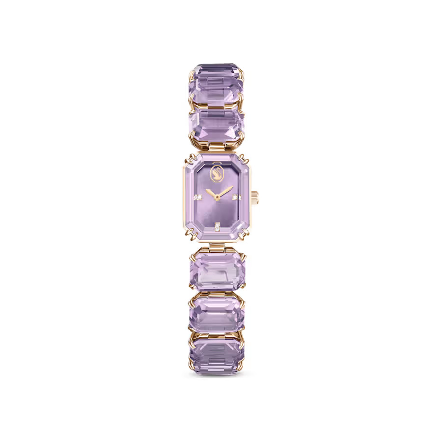 swarovski quartz crystal purple dial ladies watch 5722364 swarovski quartz crystal purple dial ladies watch 5722364