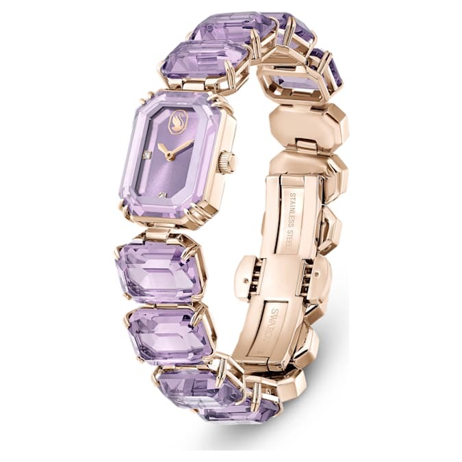 swarovski quartz crystal purple dial ladies watch 5722364 swarovski quartz crystal purple dial ladies watch 5722364