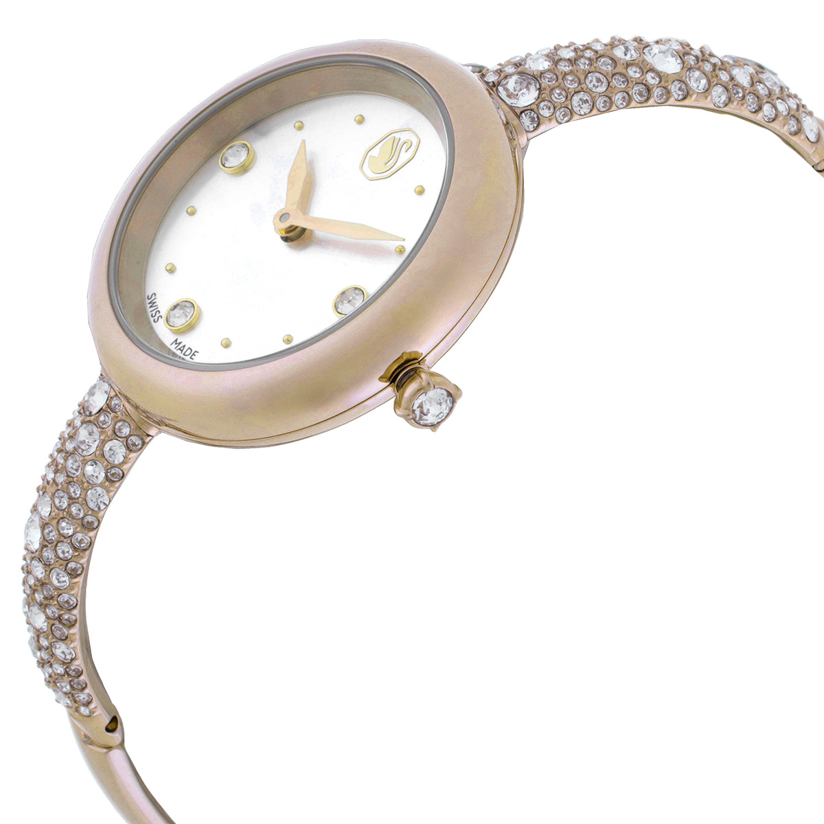 swarovski sublima quartz crystal ladies bangle watch 5734635 swarovski sublima quartz crystal ladies bangle watch 5734635