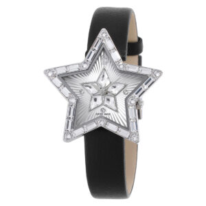 swarovski symbolica star quartz crystal silver dial ladies watch 5656952