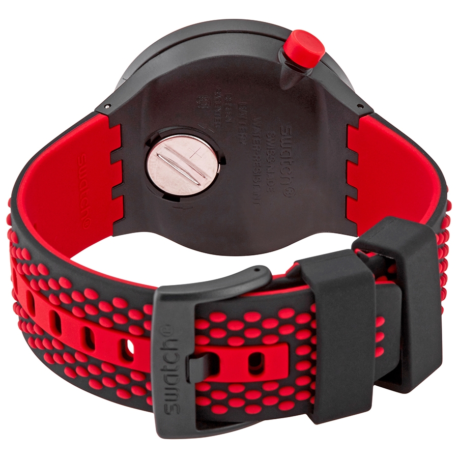swatch bbblood black dial men's watch so27b102 swatch bbblood black dial men's watch so27b102