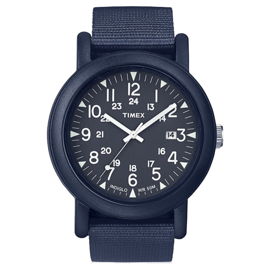 timex camper quartz blue dial men's watch tw2p62600 timex camper quartz blue dial men's watch tw2p62600