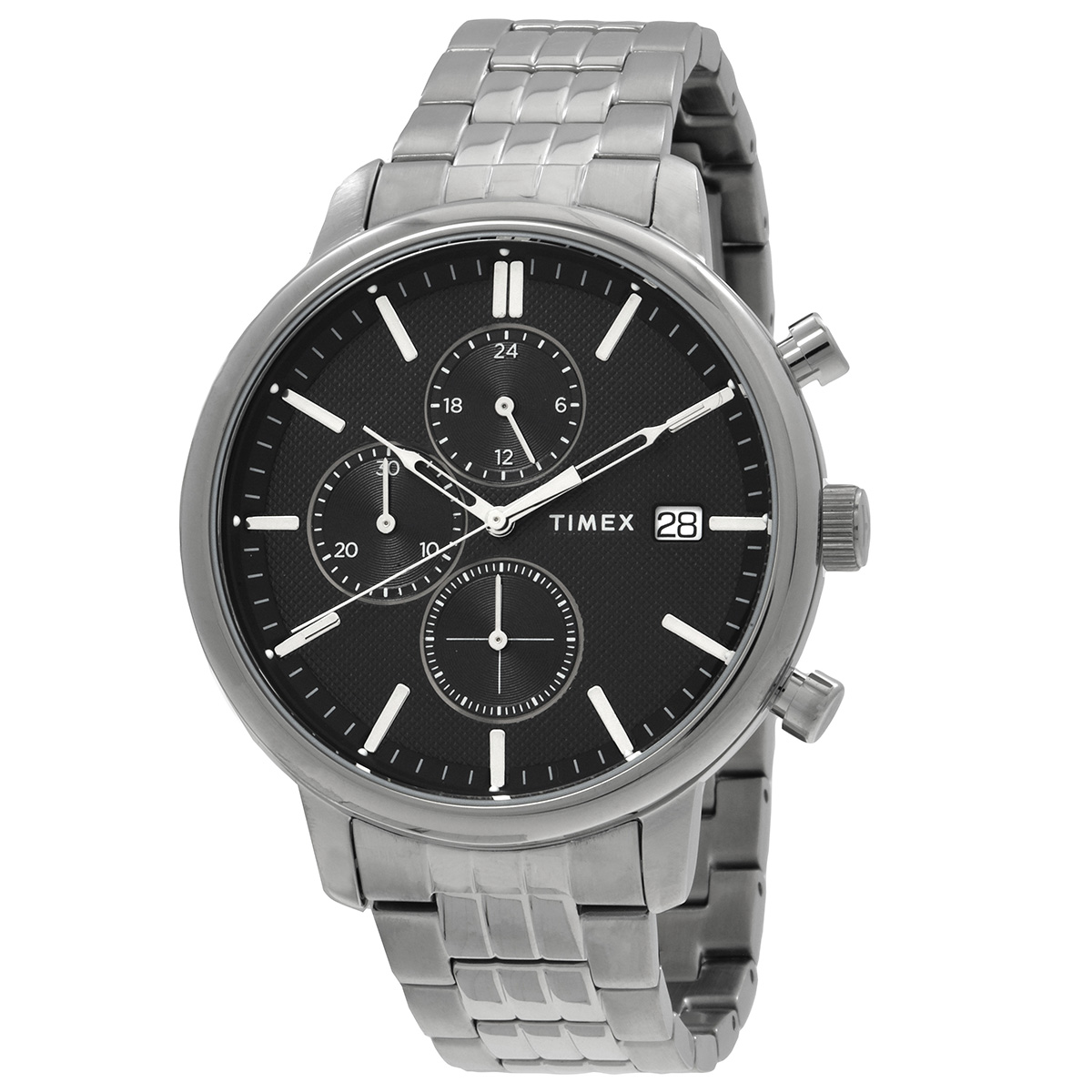 timex chicago chronograph quartz black dial men's watch tw2v01600 timex chicago chronograph quartz black dial men's watch tw2v01600