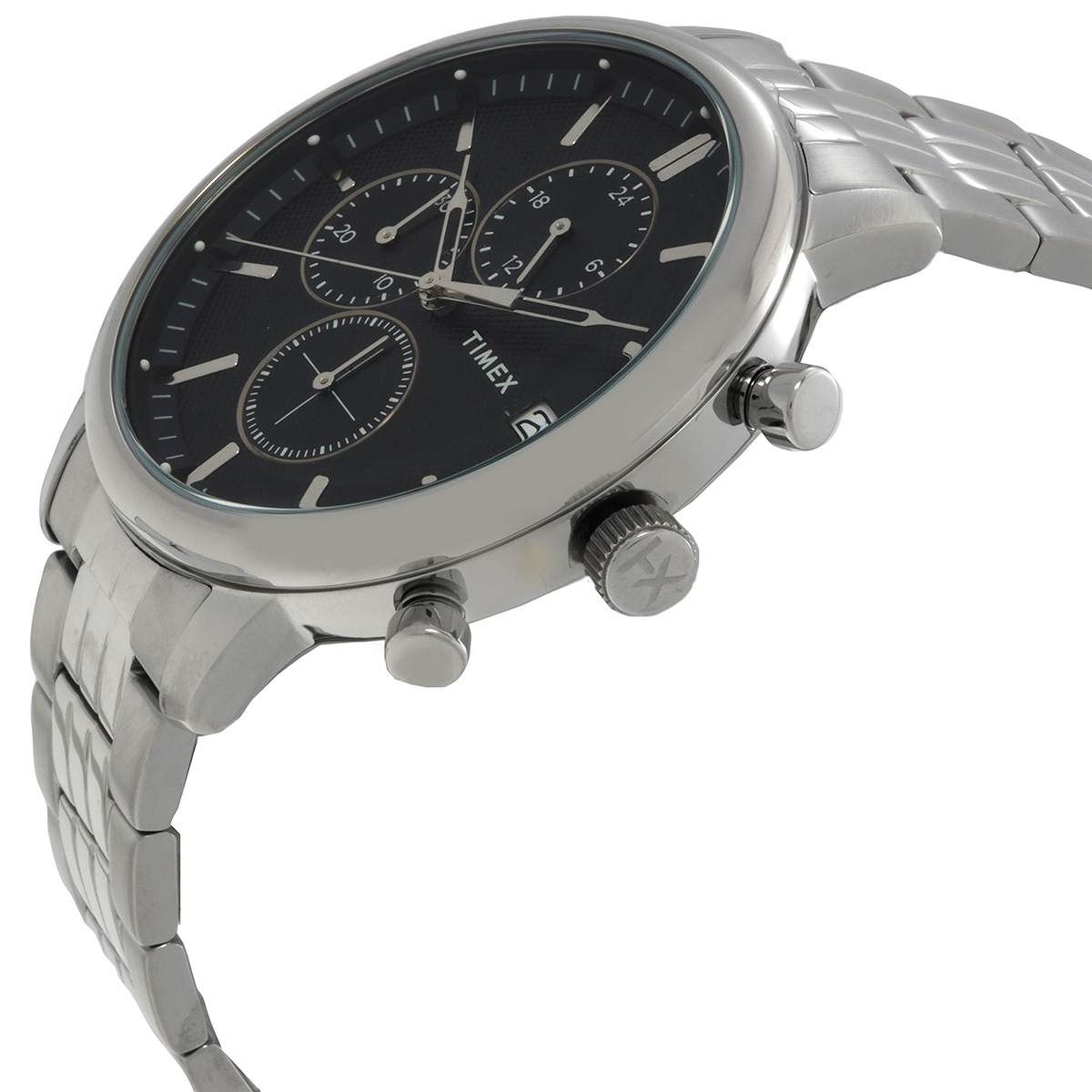 timex chicago chronograph quartz black dial men's watch tw2v01600 timex chicago chronograph quartz black dial men's watch tw2v01600
