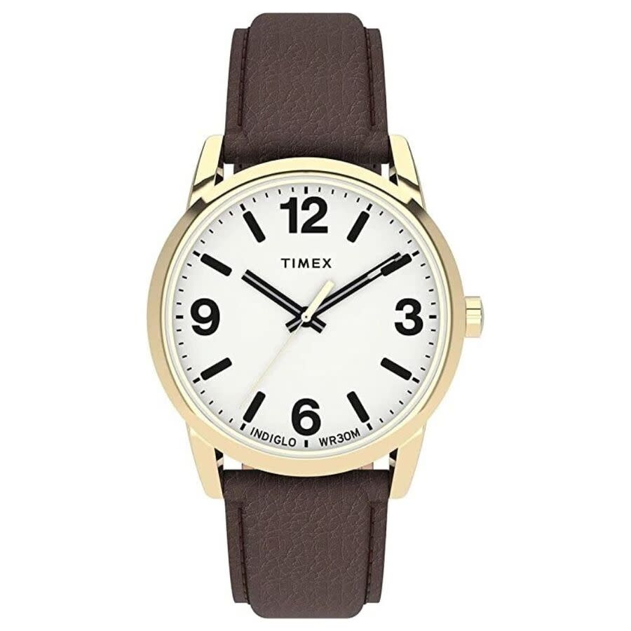 timex easy reader quartz white dial men's watch tw2u71500 timex easy reader quartz white dial men's watch tw2u71500