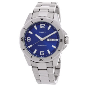 Витрина timex essex quartz blue dial men's watch tw2w79500
