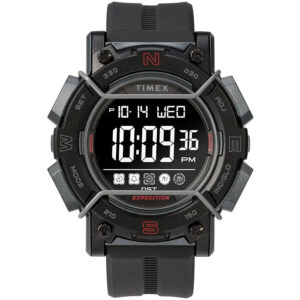 timex expedition quartz digital black dial men's watch tw4b17900