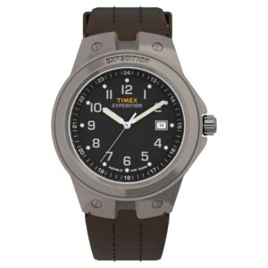Home timex field quartz black dial men's watch t49631