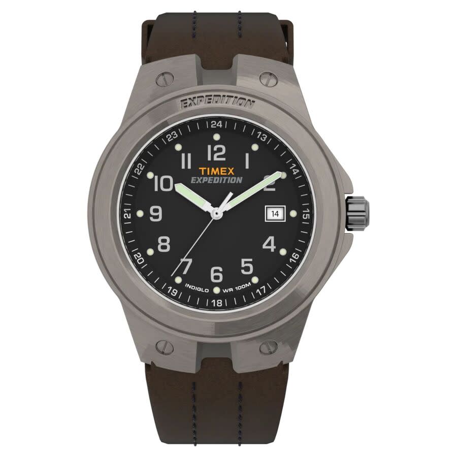 timex field quartz black dial men's watch t49631 timex field quartz black dial men's watch t49631