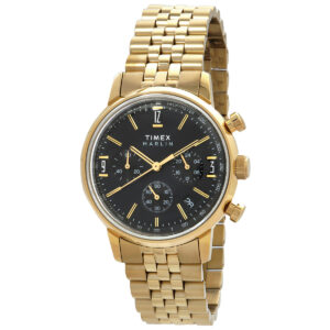 Витрина timex marlin chronograph quartz black dial men's watch tw2w59900