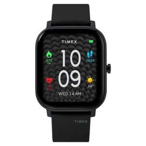 timex metropolitan quartz digital black dial men's watch tw5m43200