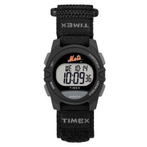timex mlb rivalry quartz digital grey dial men's watch twzbmetua