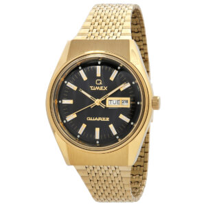 Home timex q timex falcon eye quartz black dial men's watch tw2w62500