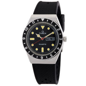 Home timex q timex quartz black dial men's watch tw2v32000