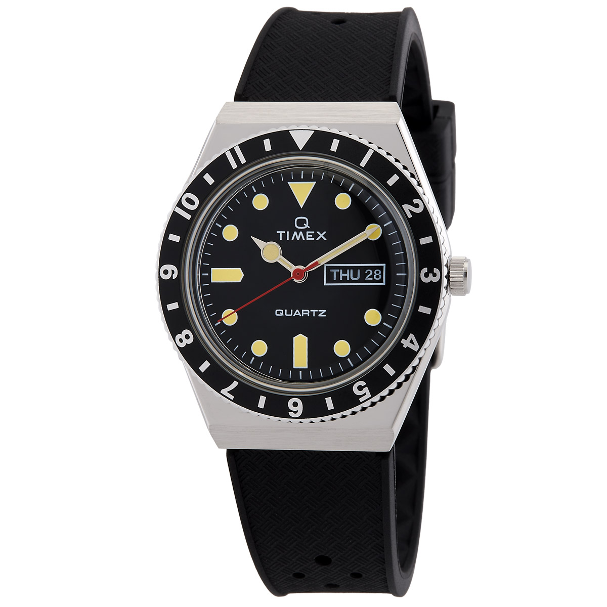 timex q timex quartz black dial men's watch tw2v32000 timex q timex quartz black dial men's watch tw2v32000